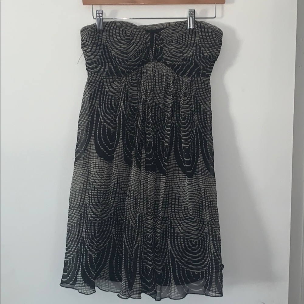Black and Cream Cocktail dress